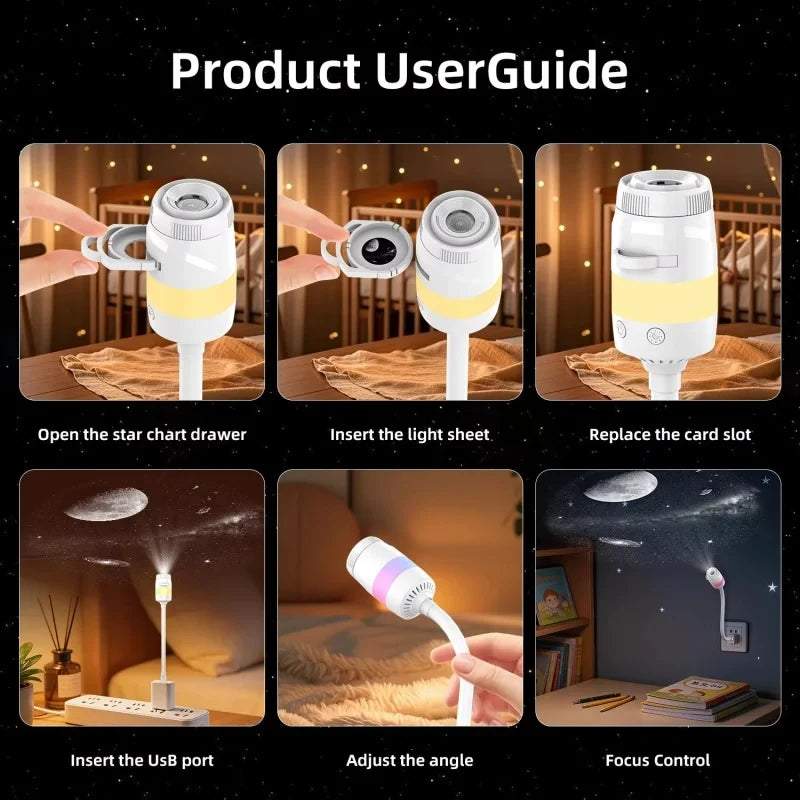 Star Projector Night Light